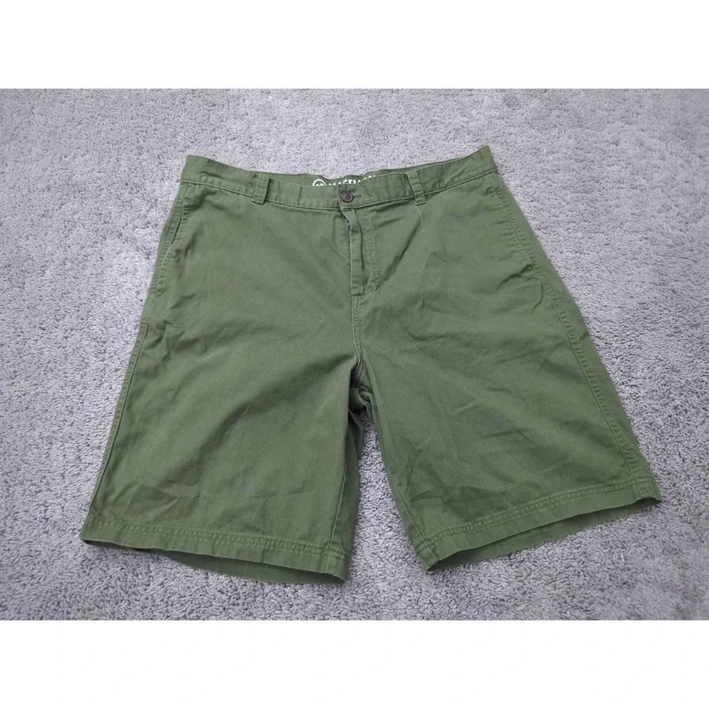 Magellan Chino‎ Shorts Mens 40 Green Inseam: 10